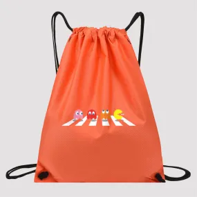 Abbey Pac-Man Drawstring Cinch Bag