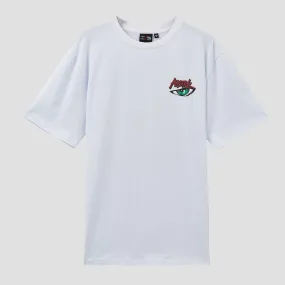 ABSTRK EYES TEE WHITE