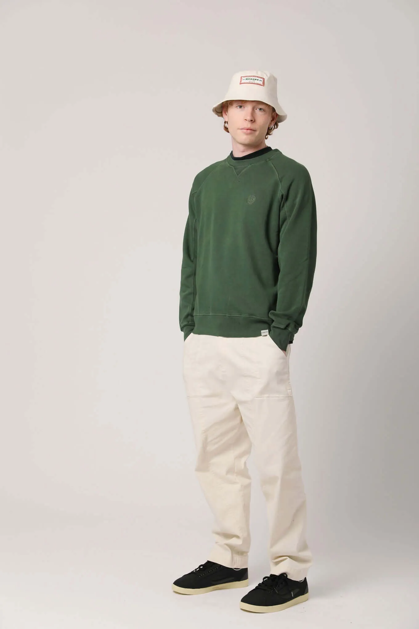 ANTON - Organic Cotton Sweat Green