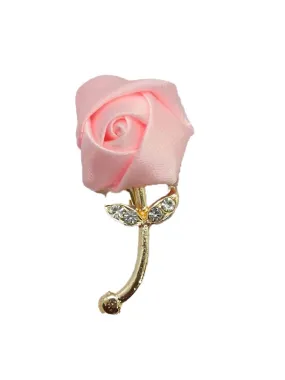 Baby Pink Rose Designer Brooch