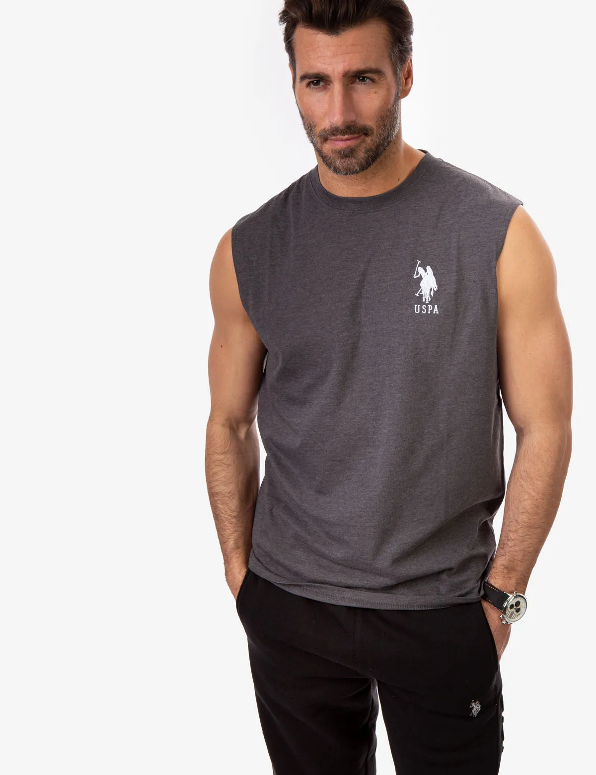 BIG LOGO MUSCLE TANK