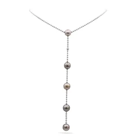 Boodles Tahitian Pearl Drop Pendant Necklace - 18ct White Gold