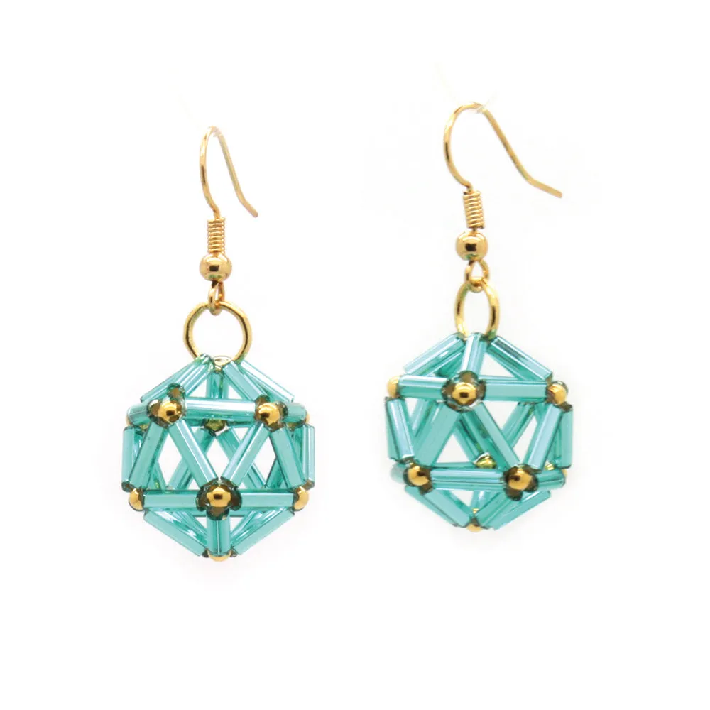 Bravais Lattice Earrings Kit Sea Blue