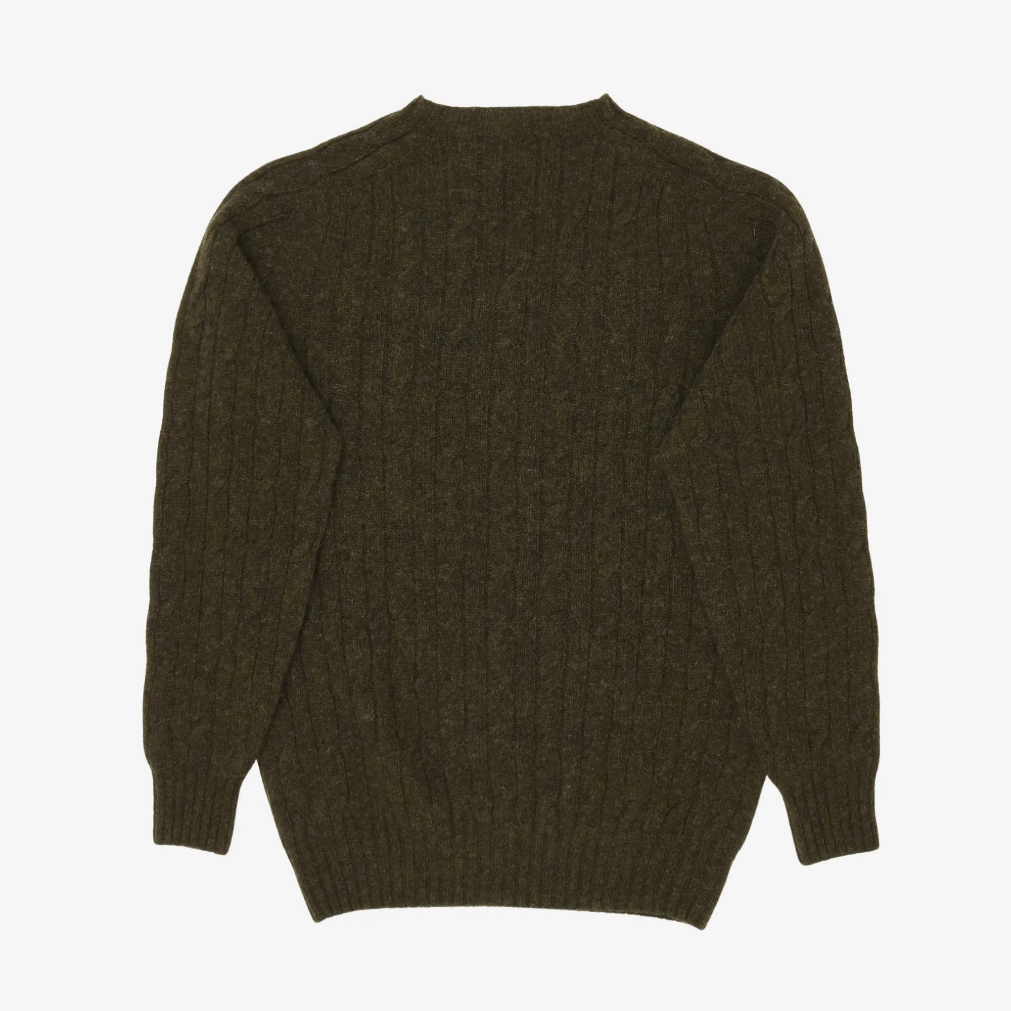 Cable Knit Wool Sweater