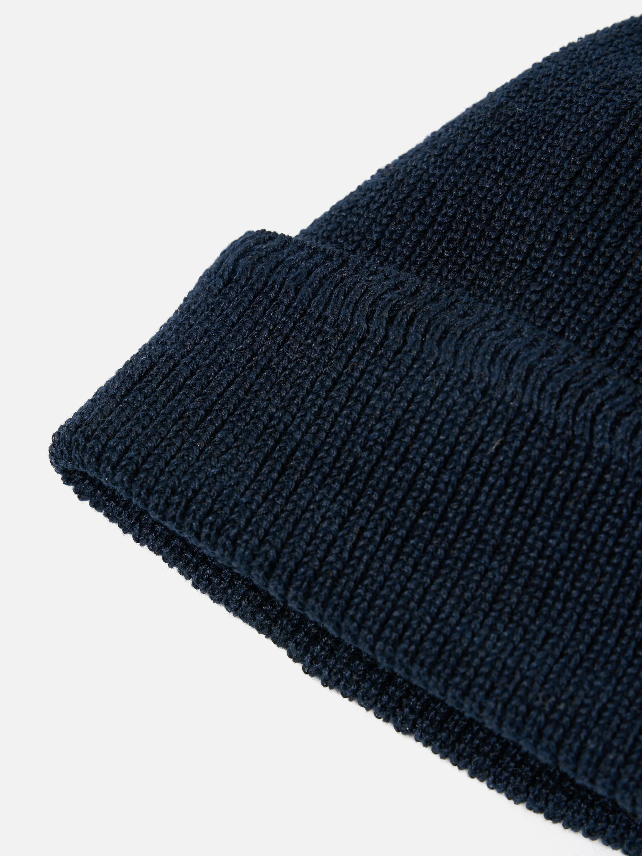 cableami® Waffle Watchcap in Navy Linen