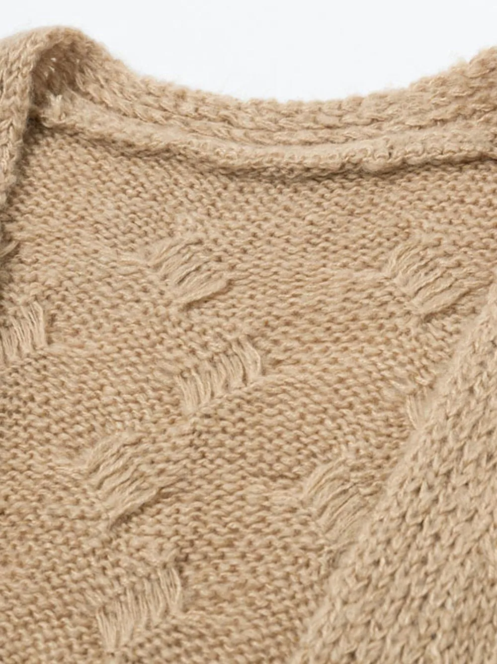 Cables Knit Cardigan