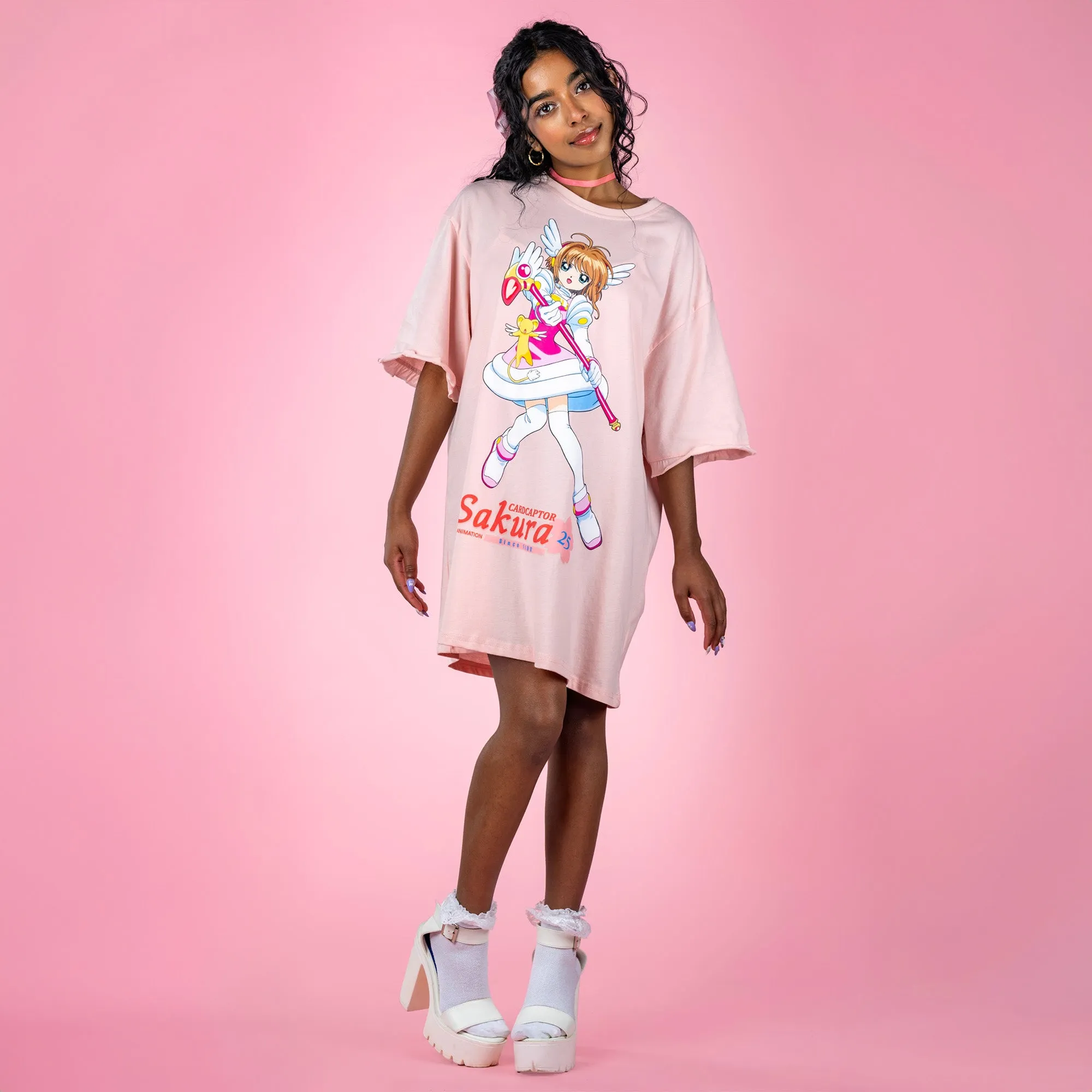 Cardcaptor Sakura Ruffle T-Shirt Dress