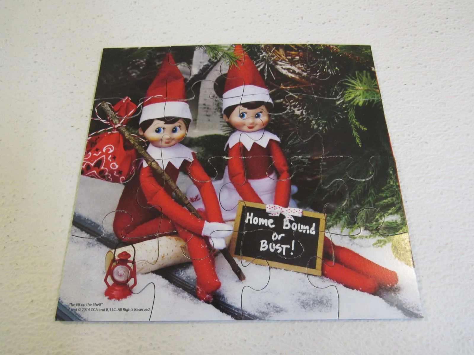 Cardinal Elf On A Shelf Wood Puzzles Lot of 7 -- Used