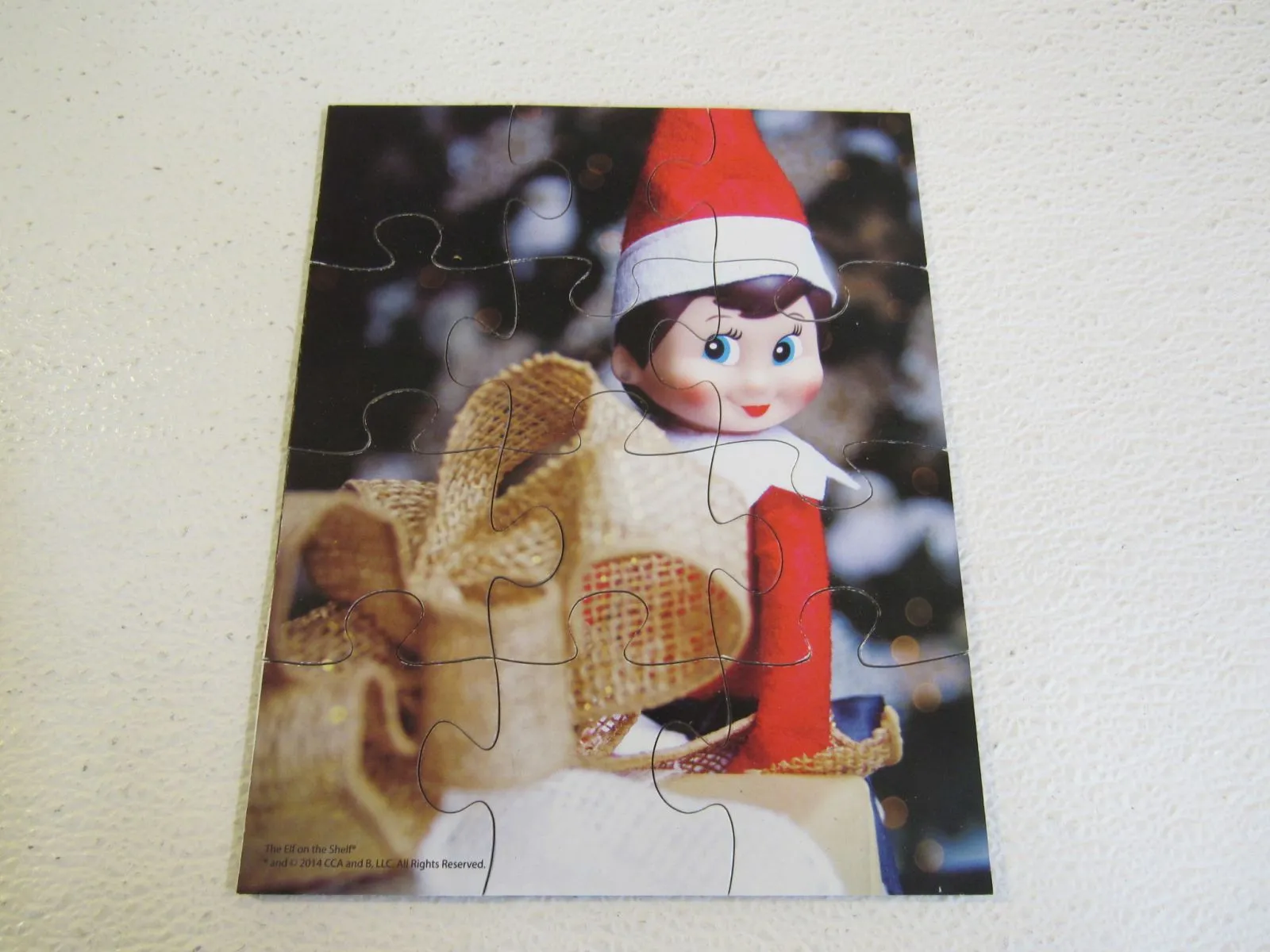 Cardinal Elf On A Shelf Wood Puzzles Lot of 7 -- Used