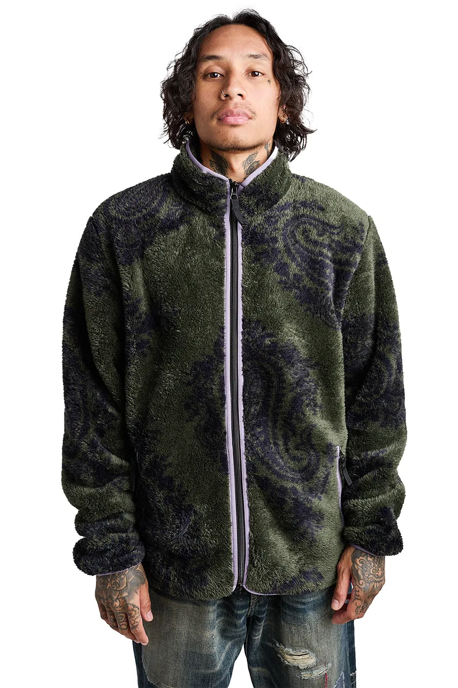 Carhartt WIP Jebson Sweat Jacket 'Paisley Big Print'