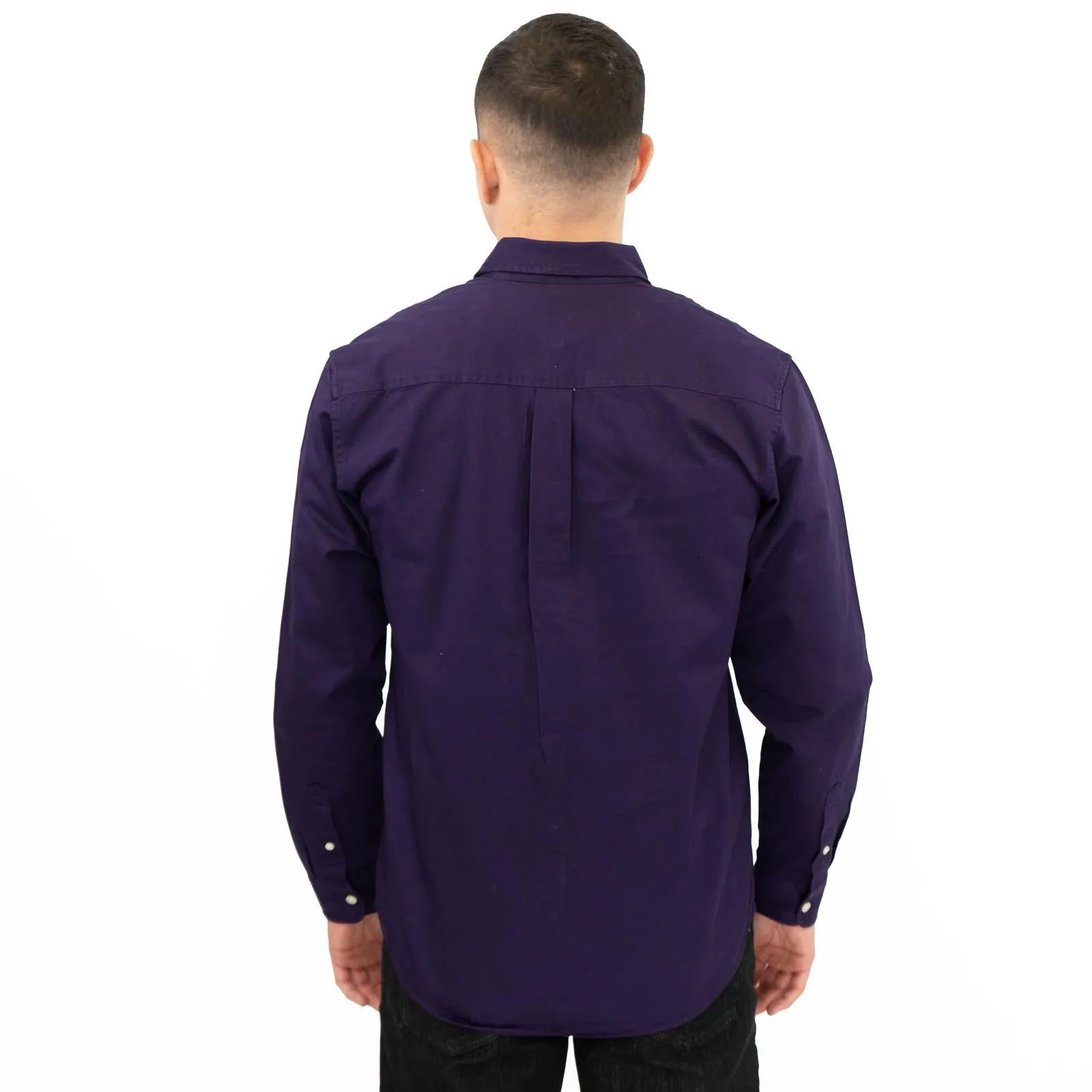 Carhartt WIP Mens Shirt Long Sleeve Madison Purple