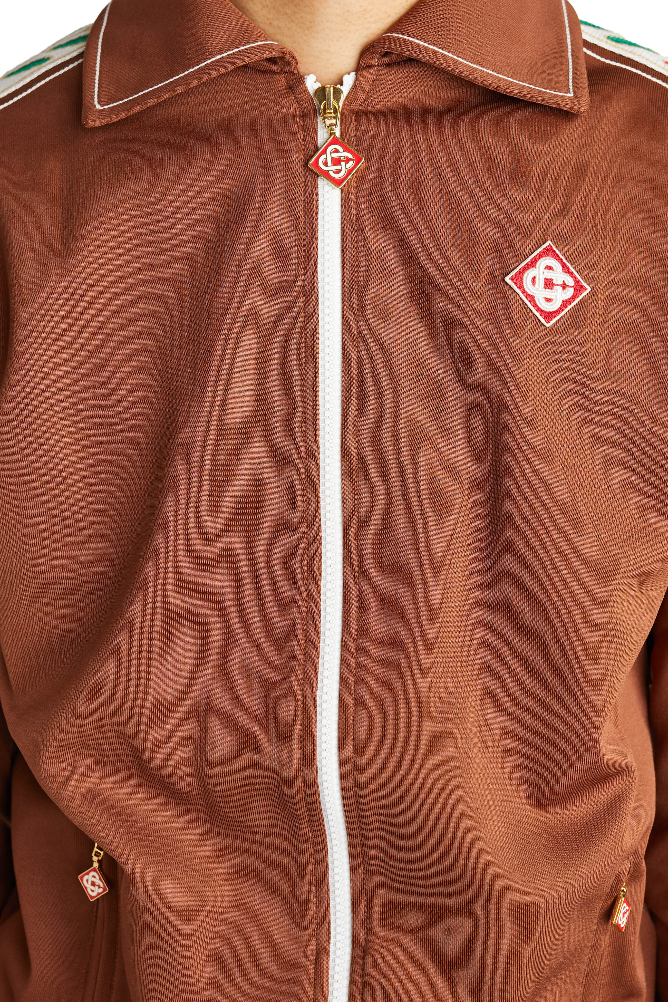 Casablanca Laurel Track Jacket 'Brown'