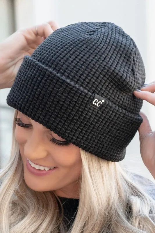 CC Beanie Waffle Knit