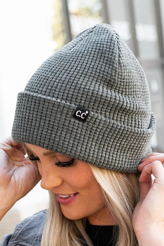 CC Beanie Waffle Knit