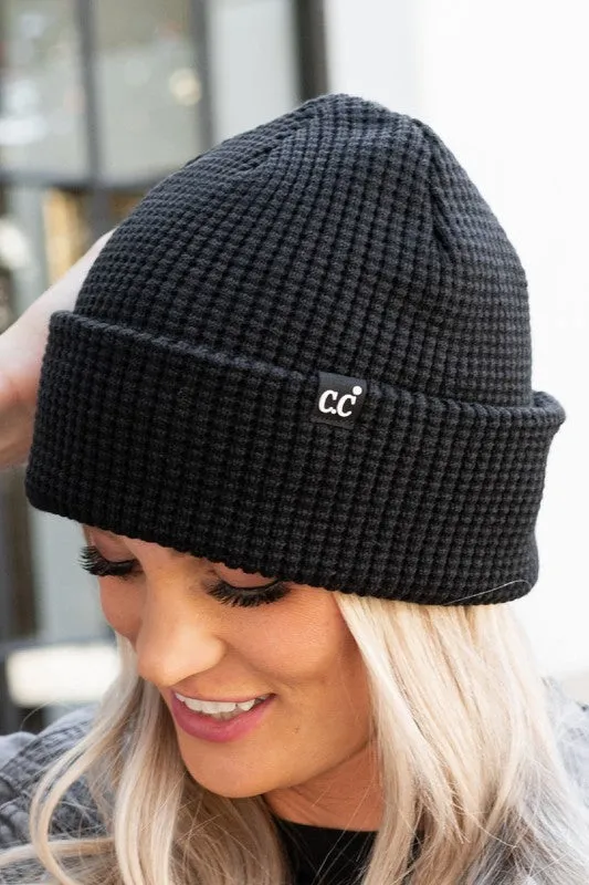 CC Beanie Waffle Knit