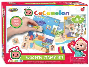 Cocomelon Wooden Stamp Set