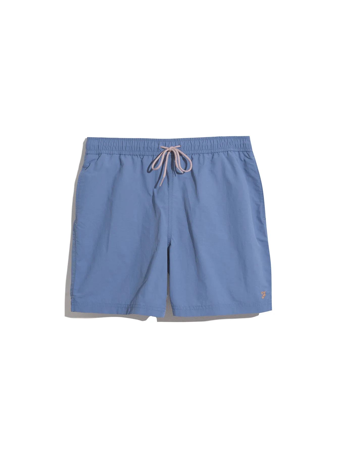 Colbert Regular Fit Plain Swim Shorts In Sheaf Blue