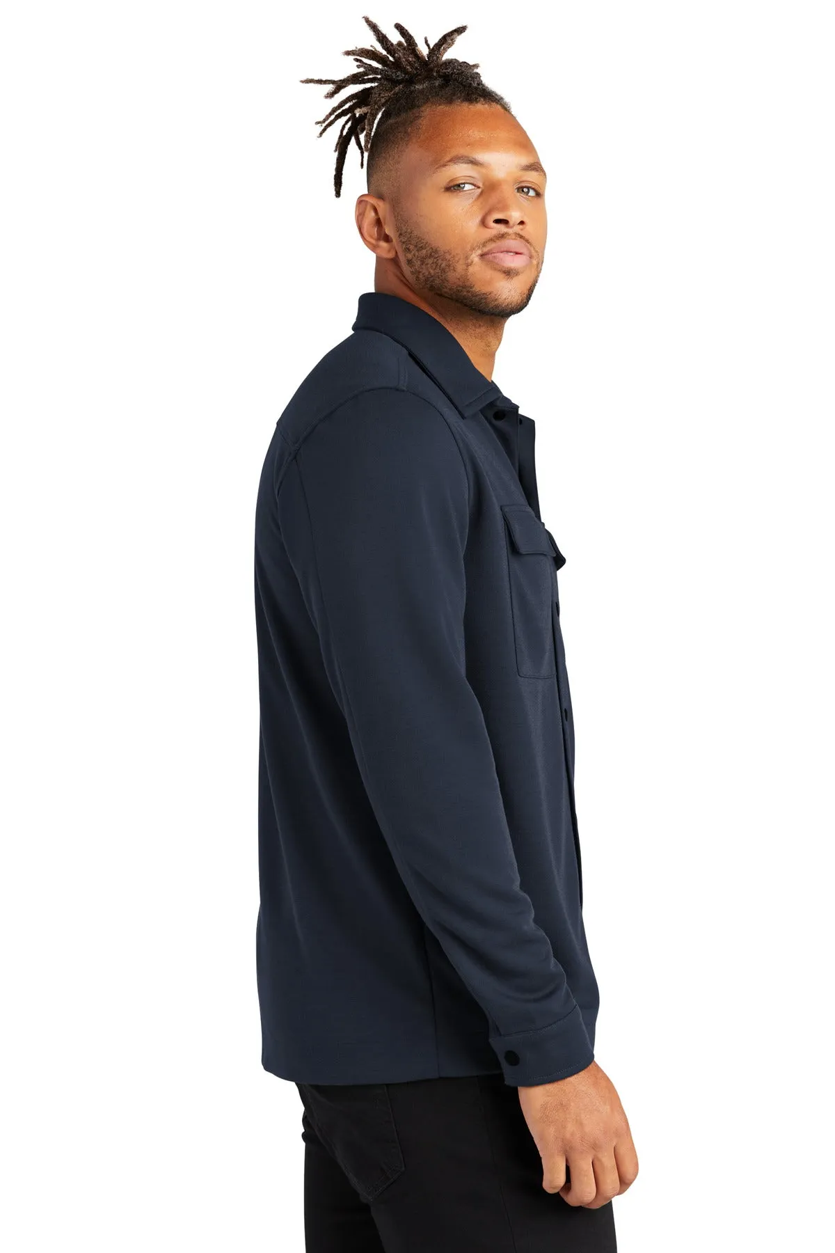 Coming In Spring MERCER METTLE™ Double-Knit Snap Front Jacket MM3004