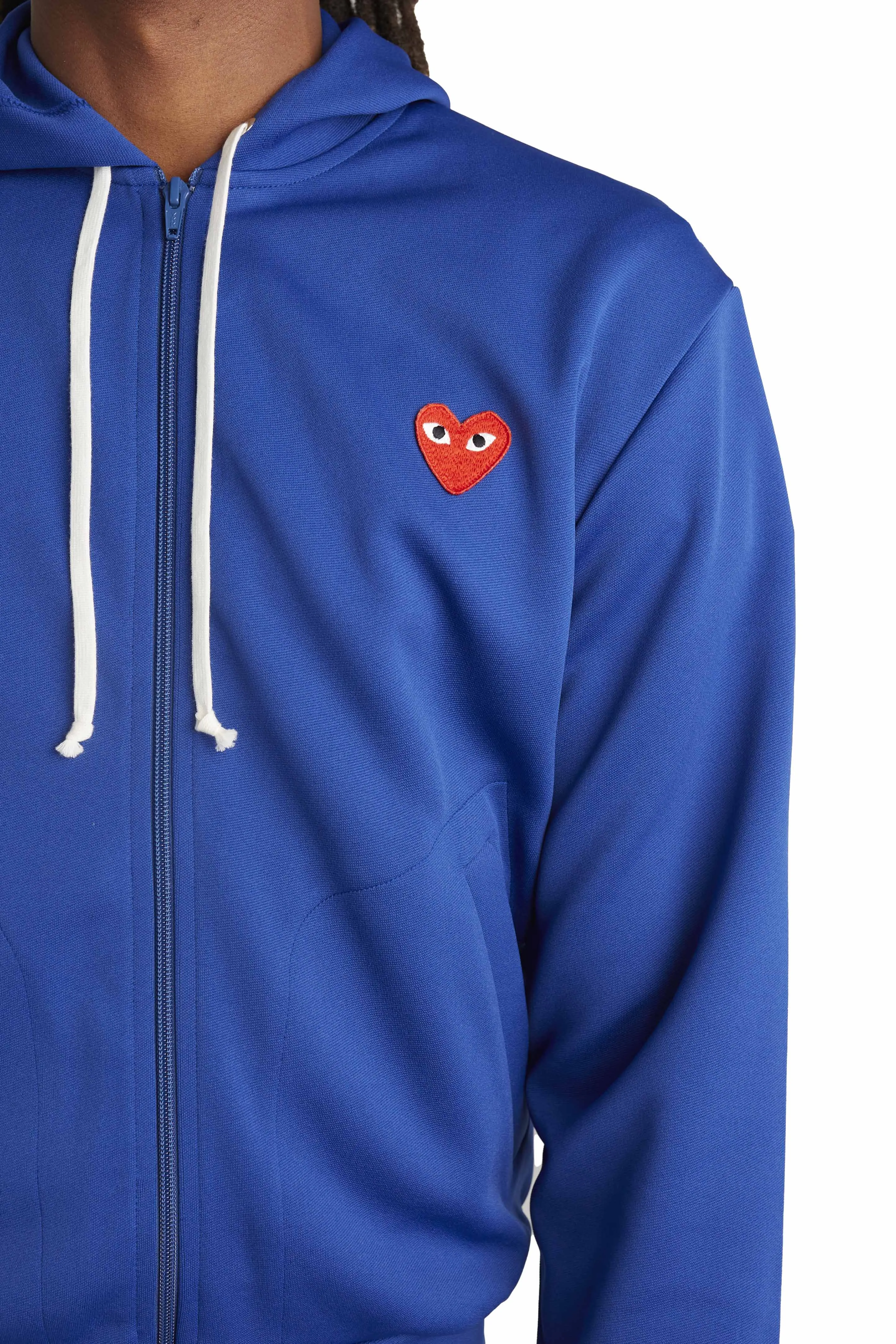 Comme des Garcons PLAY Zip-Up Hoodie 'Blue'