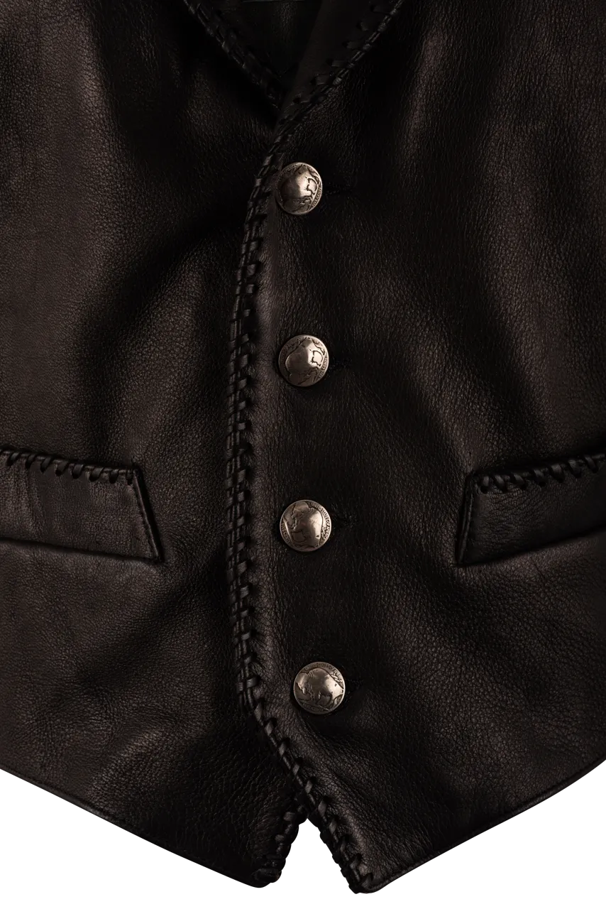 Continental Leather Deerskin Vest