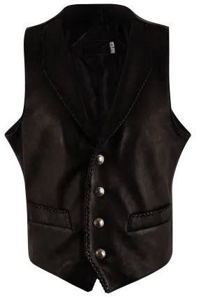 Continental Leather Deerskin Vest