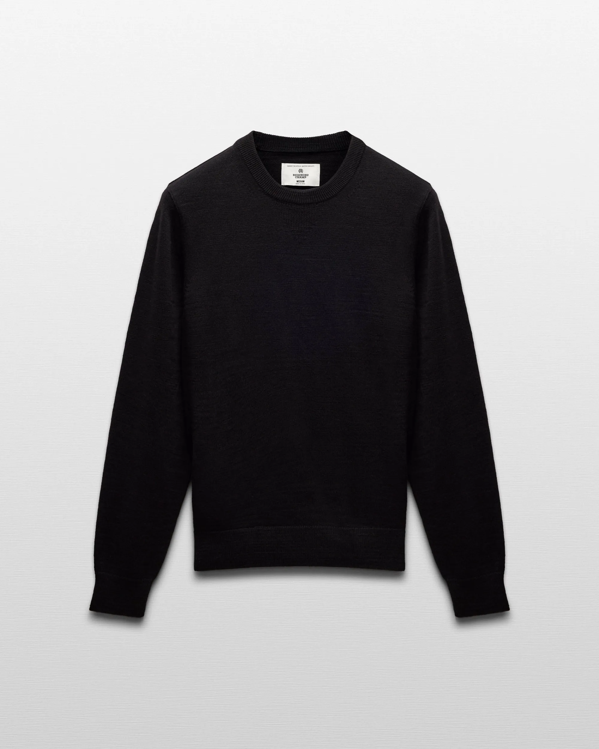 Cotton Slub Laurel Crewneck