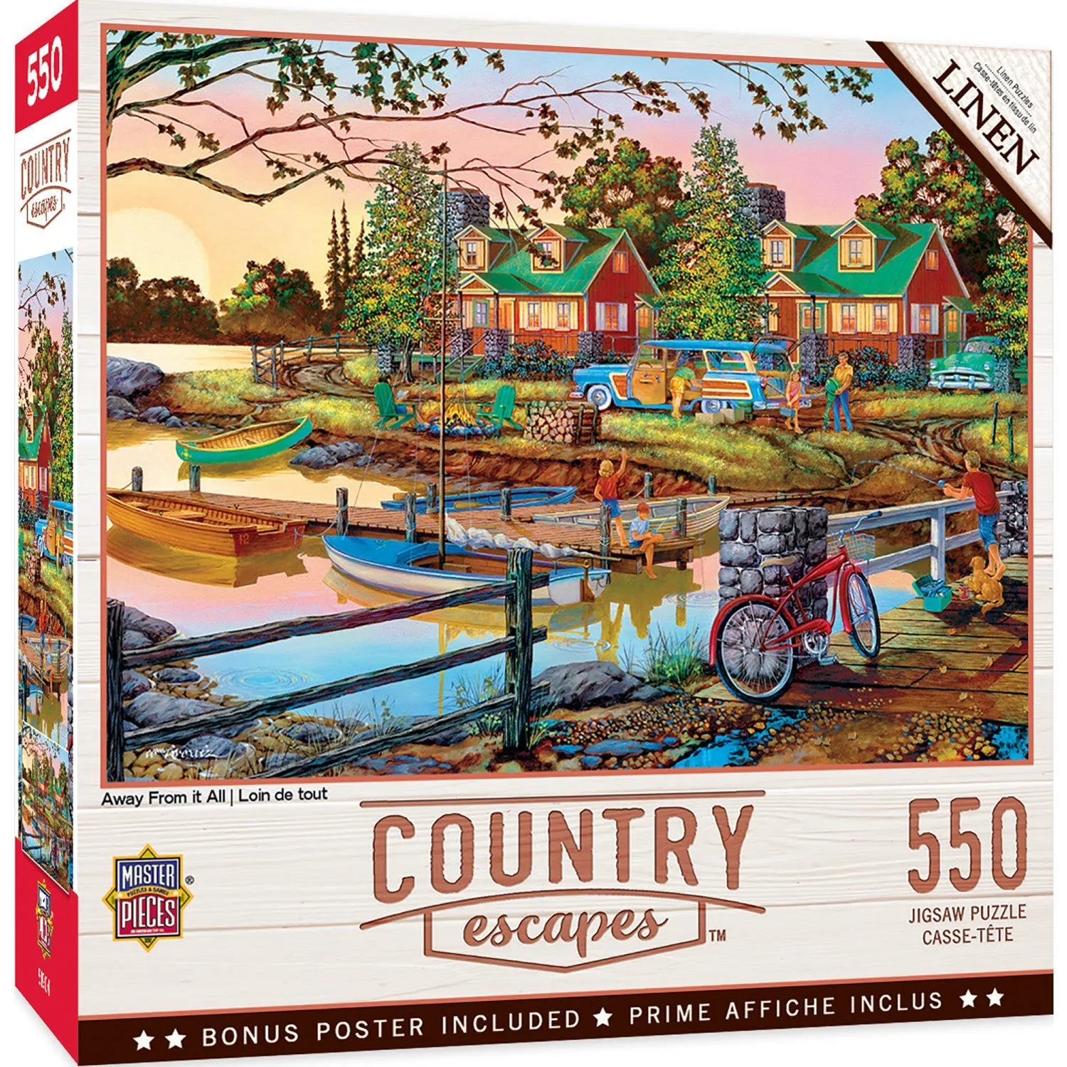 Country Escapes - Away from It All 550 Piece Jigsaw Puzzle