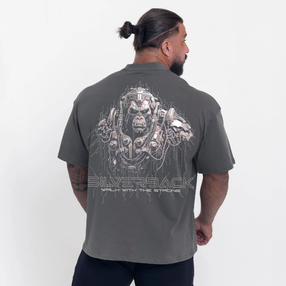 Cyberback T Shirt - Grey