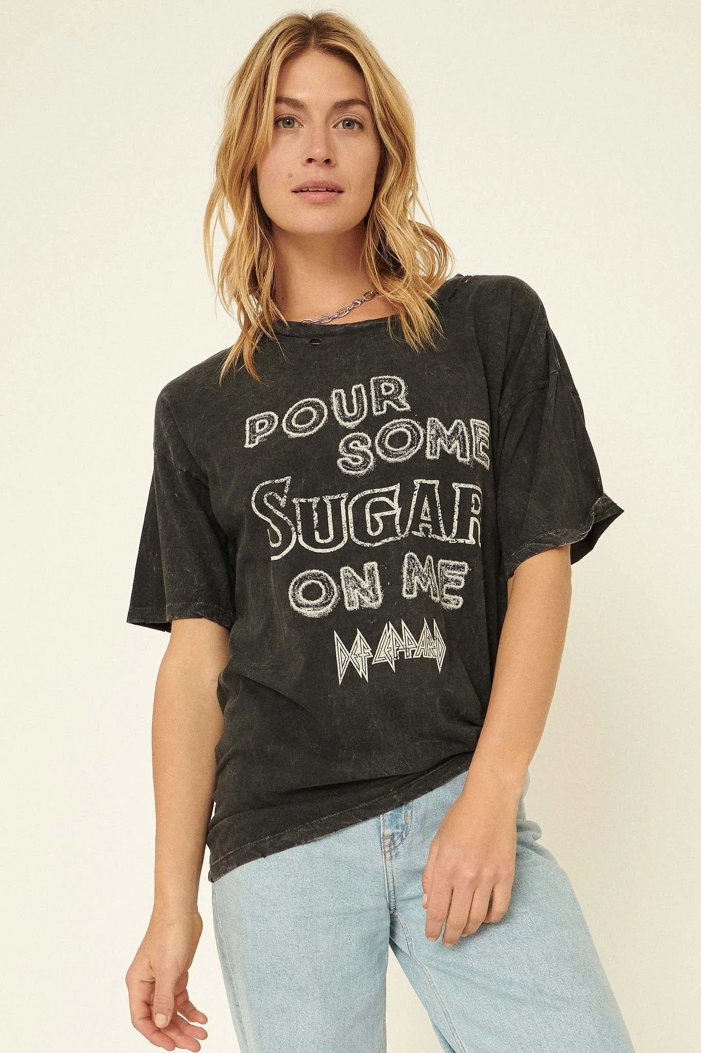 Def Leppard Pour Some Sugar on Me Graphic Tee