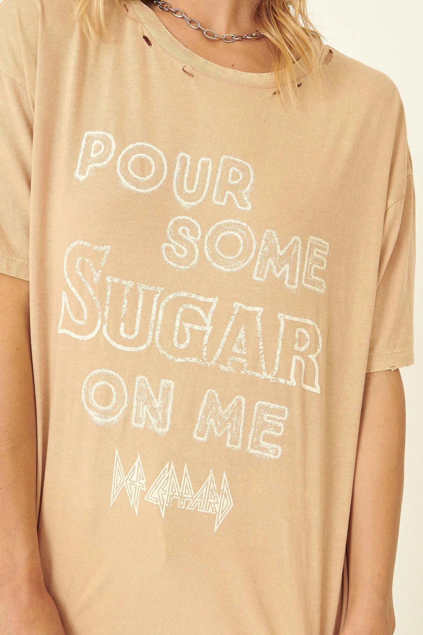 Def Leppard Pour Some Sugar on Me Graphic Tee