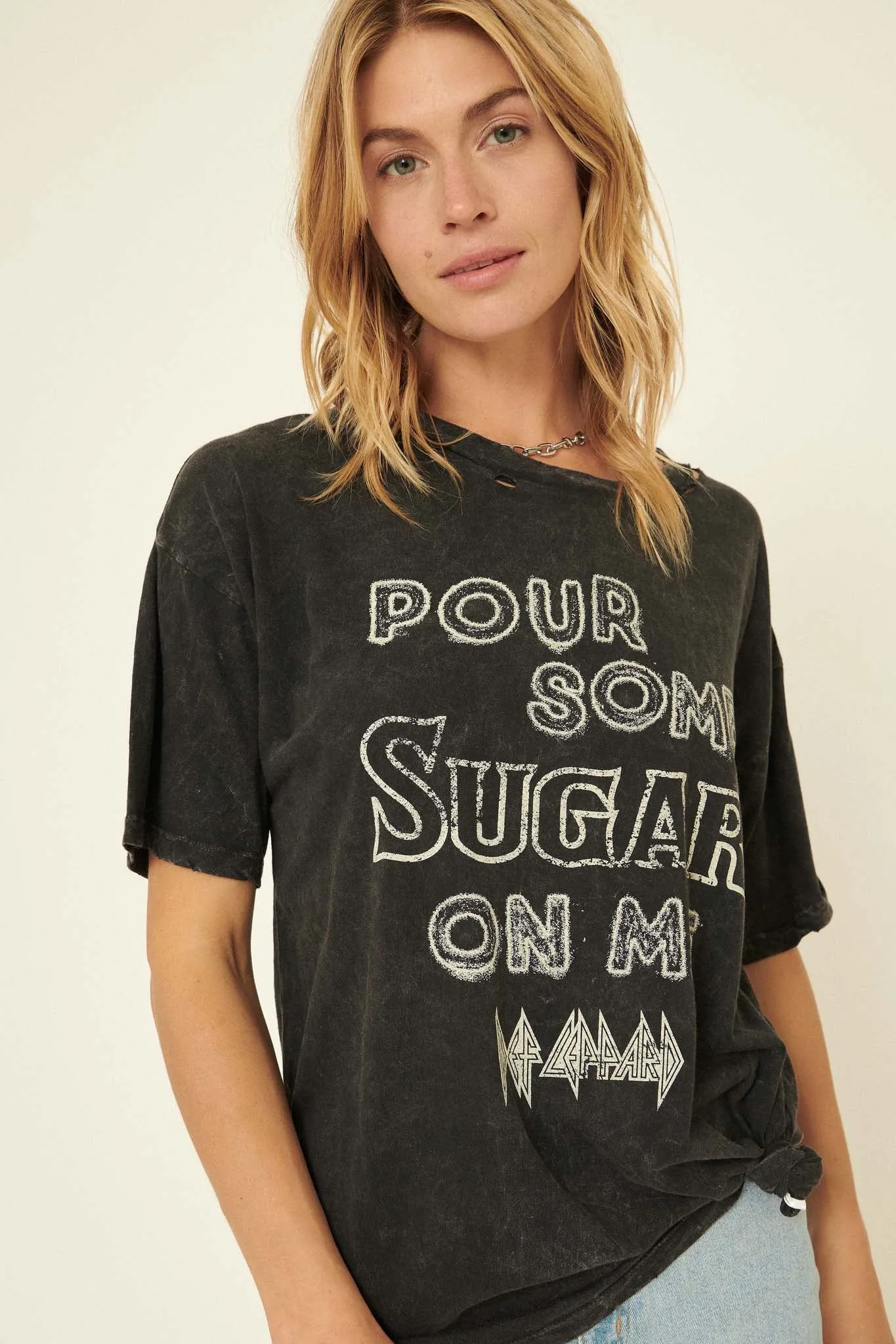 Def Leppard Pour Some Sugar on Me Graphic Tee