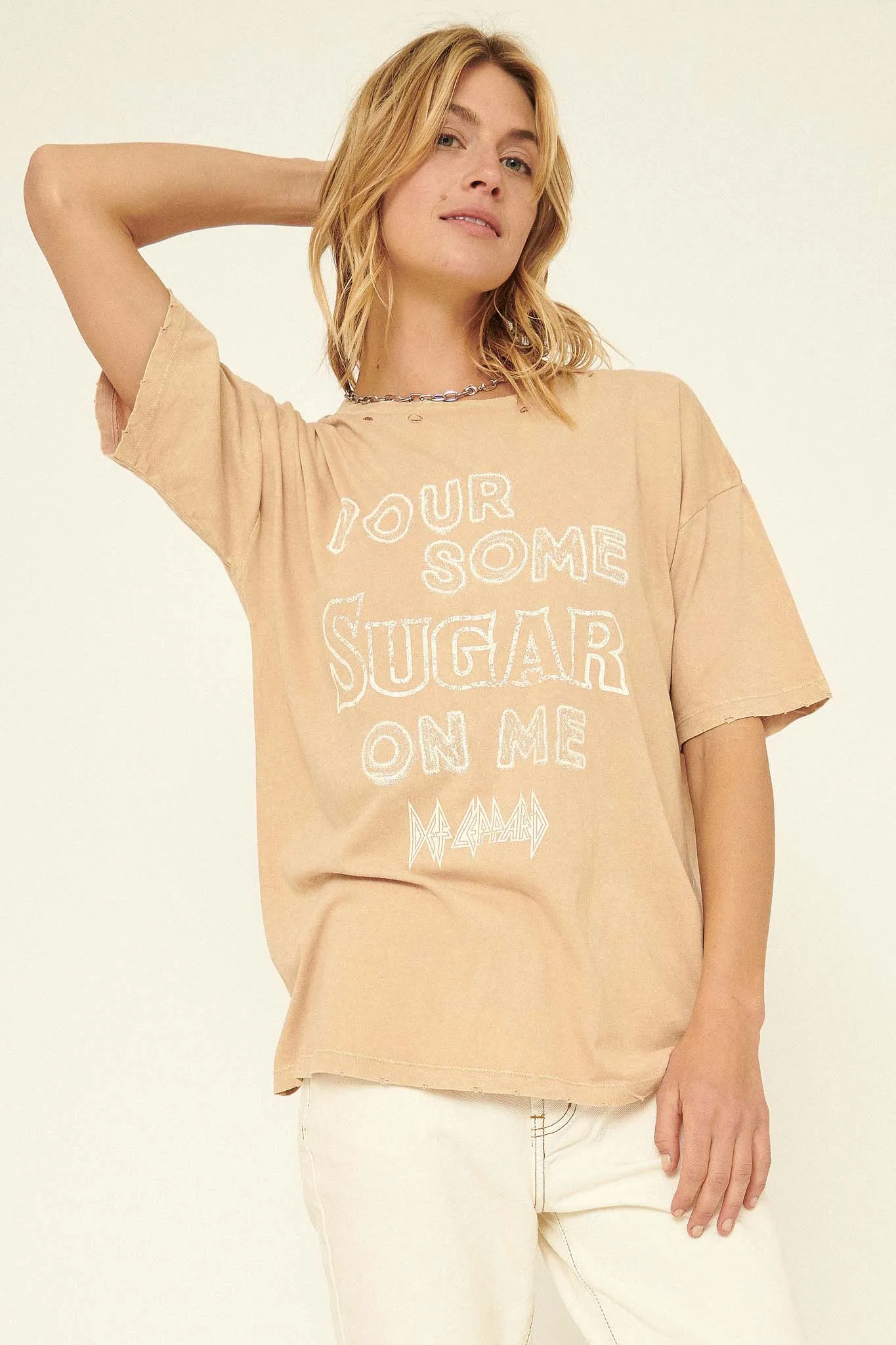 Def Leppard Pour Some Sugar on Me Graphic Tee