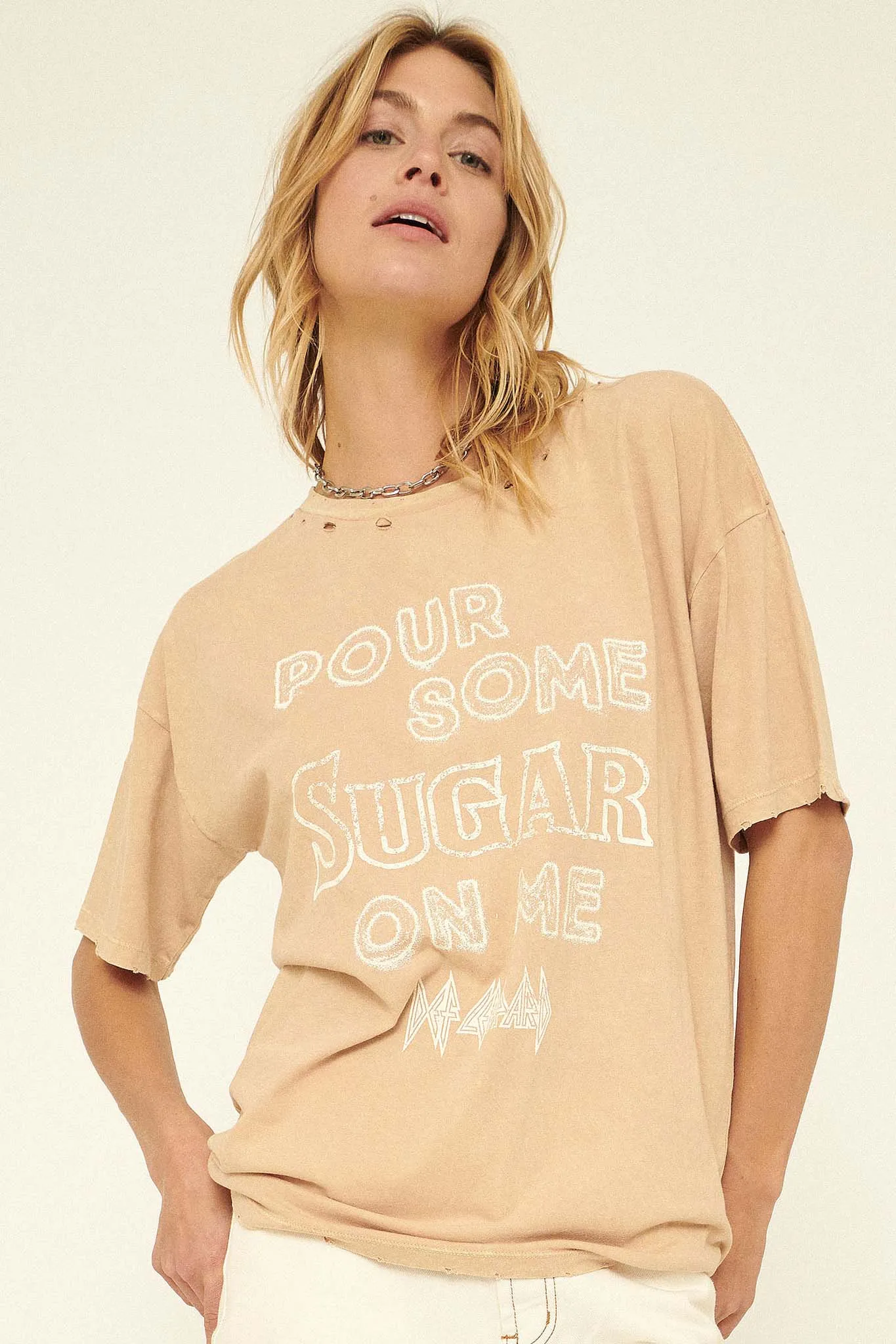 Def Leppard Pour Some Sugar on Me Graphic Tee