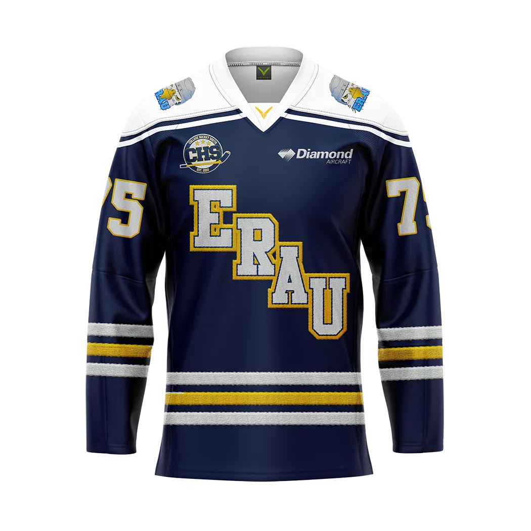 ERAU Blue Custom Replica Sublimated Jersey