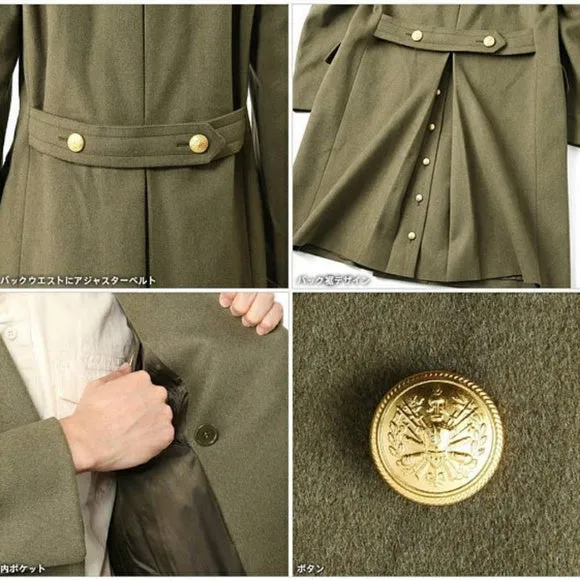 Esercito Italiano Officer Khaki Wool Overcoat