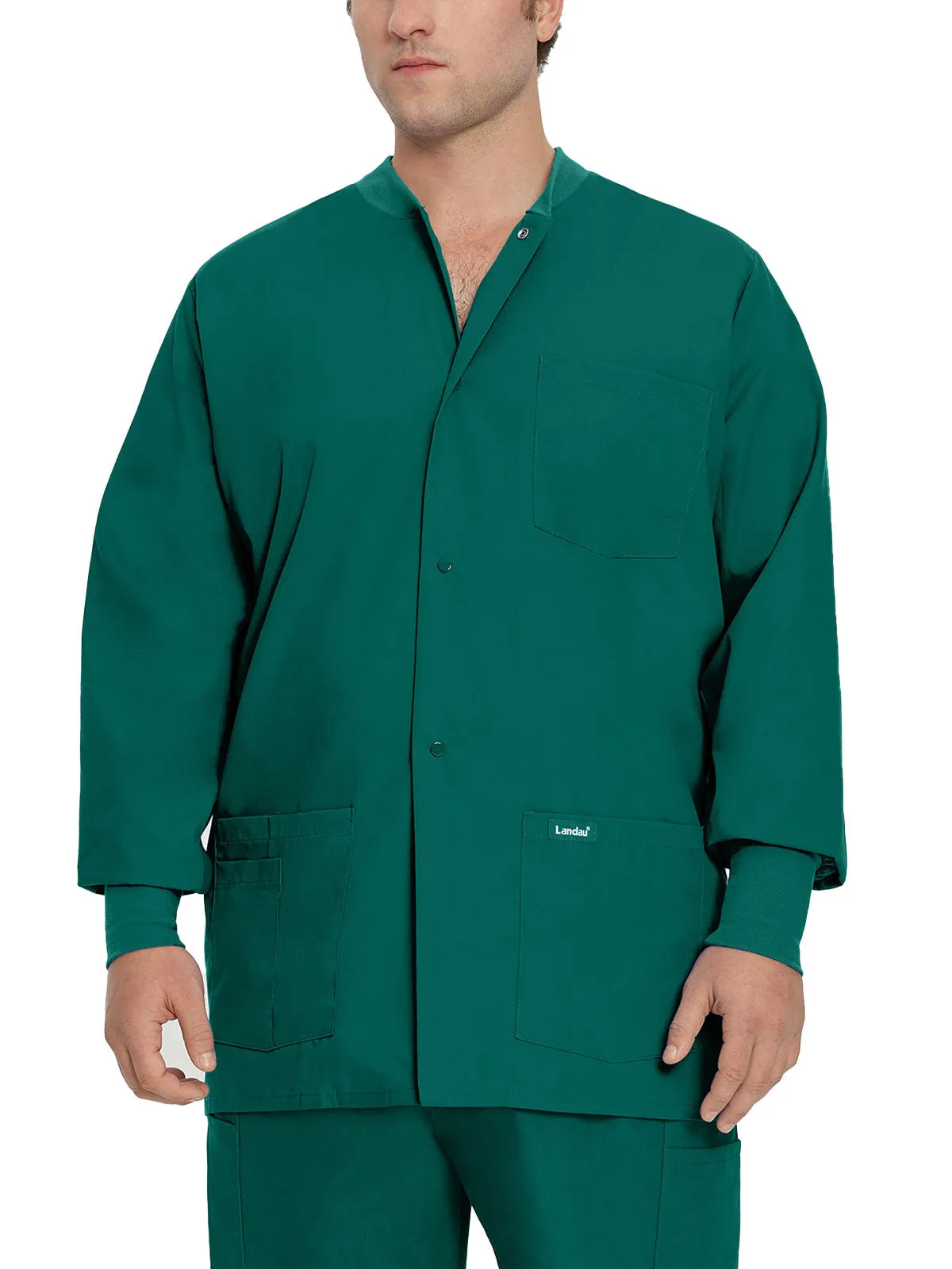 Essentials - Men's Warm-Up Scrub Jacket