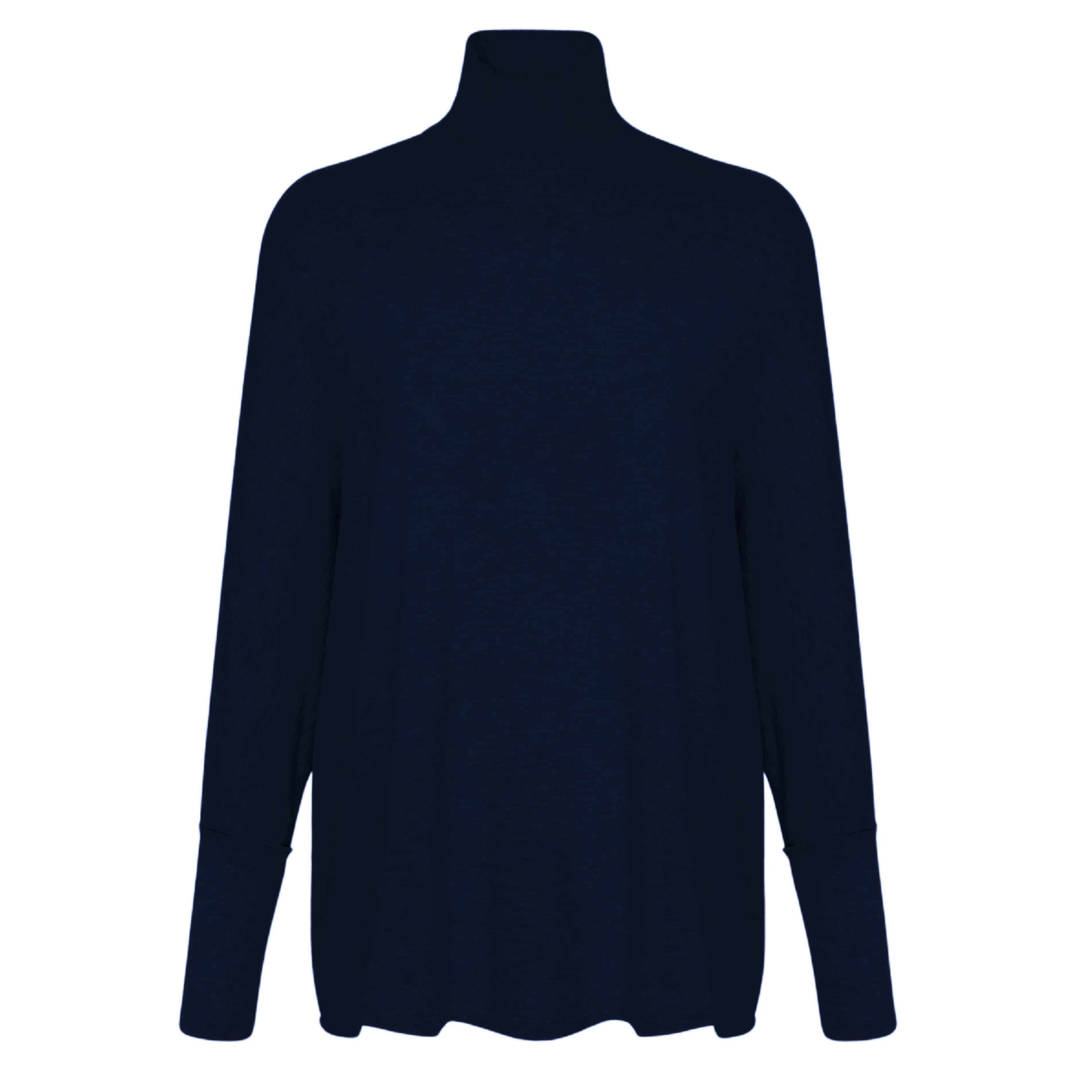 French Terry Dolman Sleeve - Navy