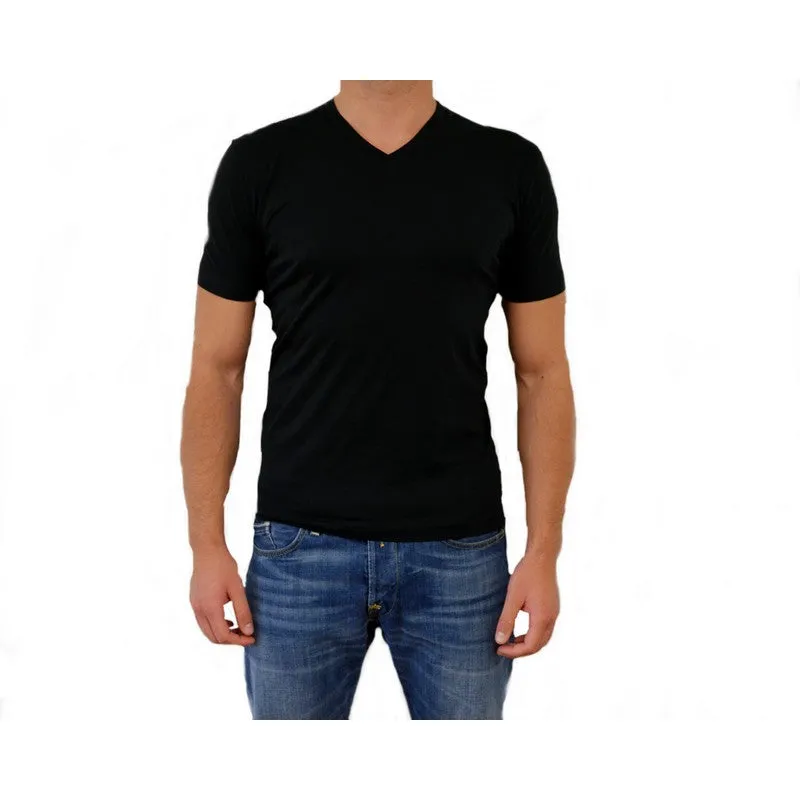 Georg Roth | V-Neck Black Tee