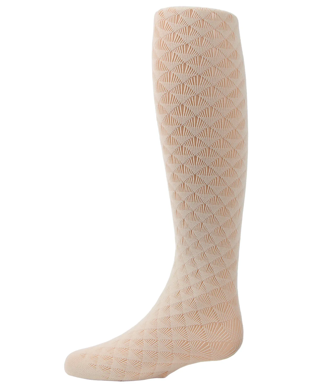 Girls' Art Deco Sheer Net Nylon Tights