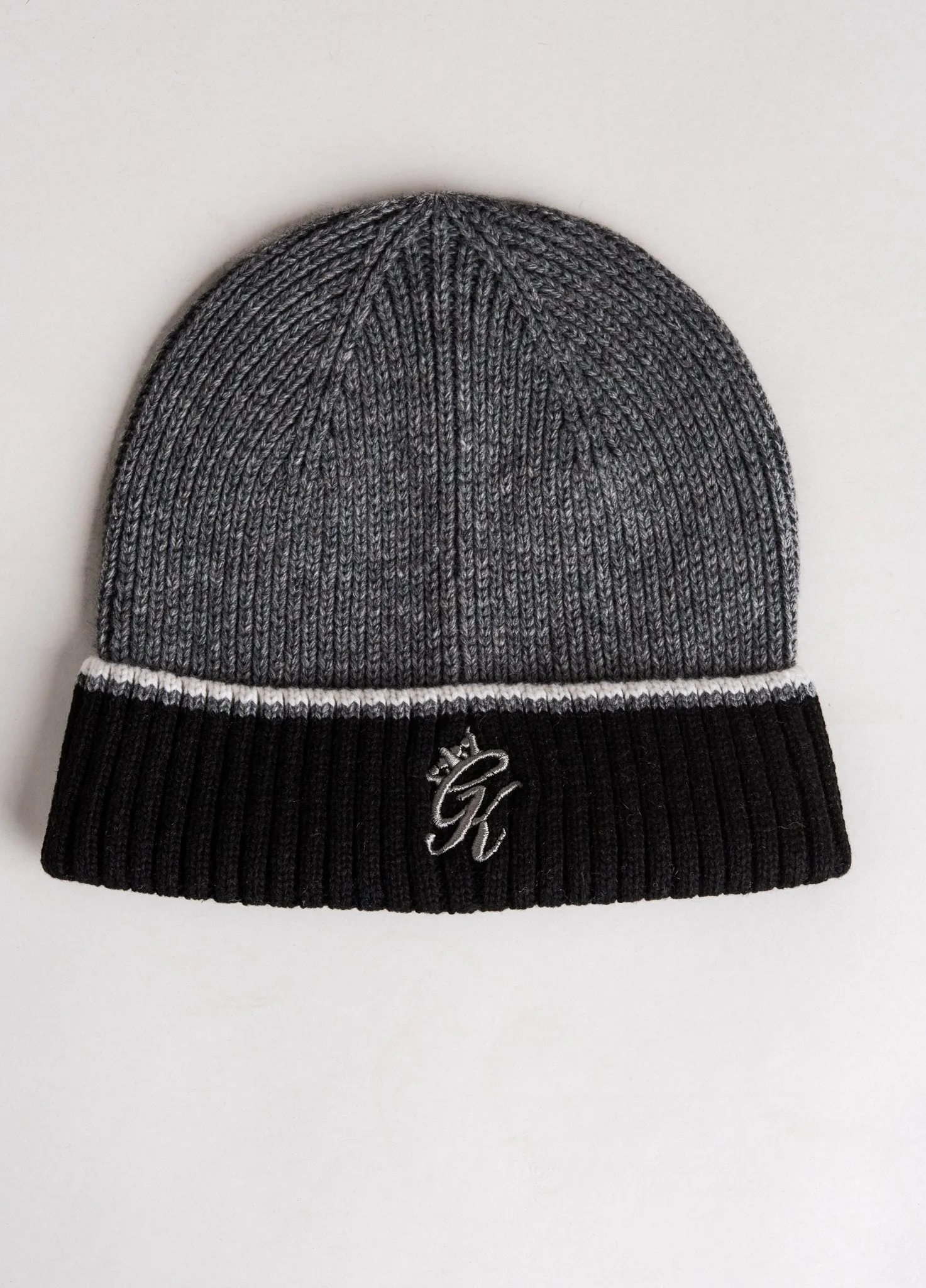 GK Shield Beanie - Black/Grey/White