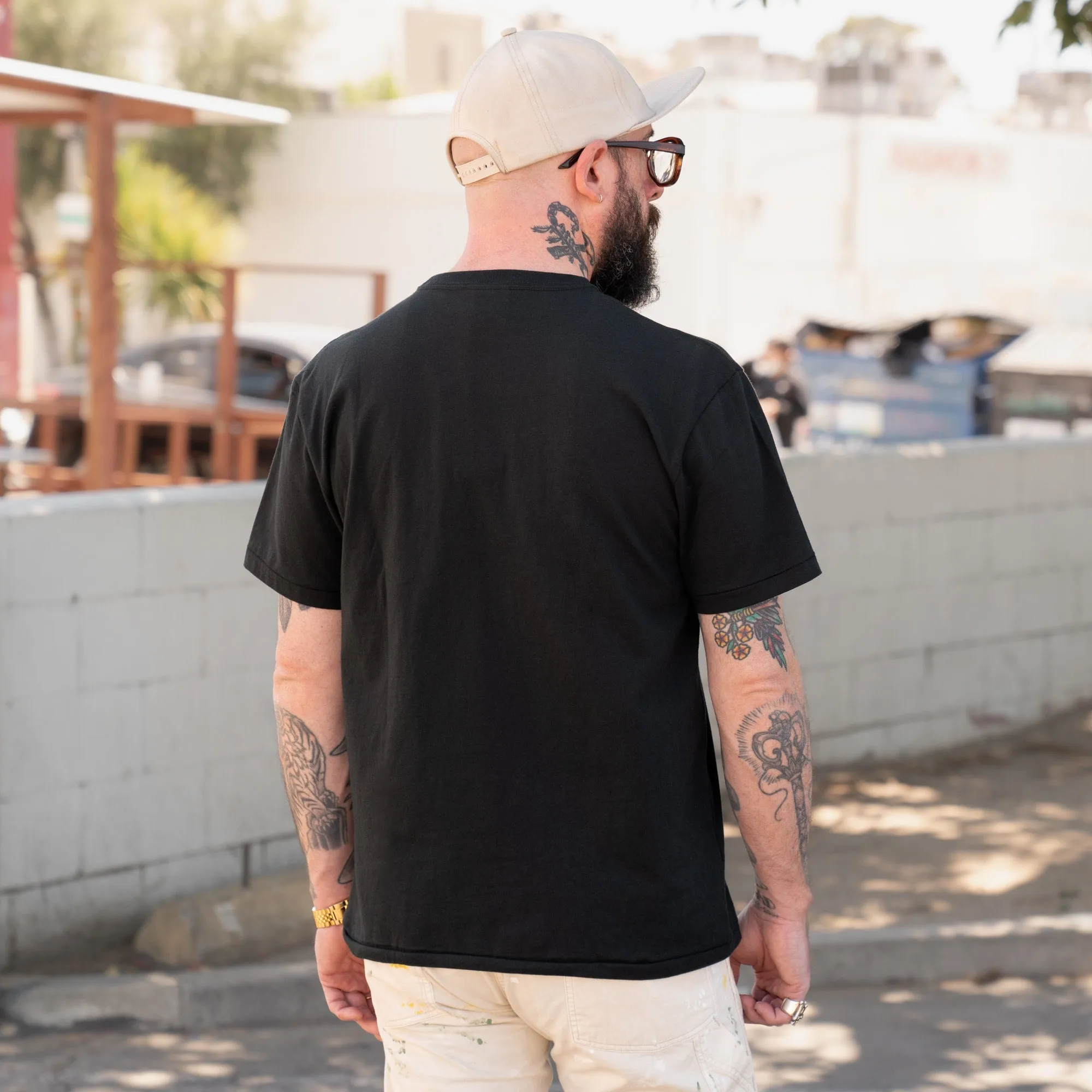 Glad Hand & Co. Short Sleeve Crew Neck Pocket Tee Black