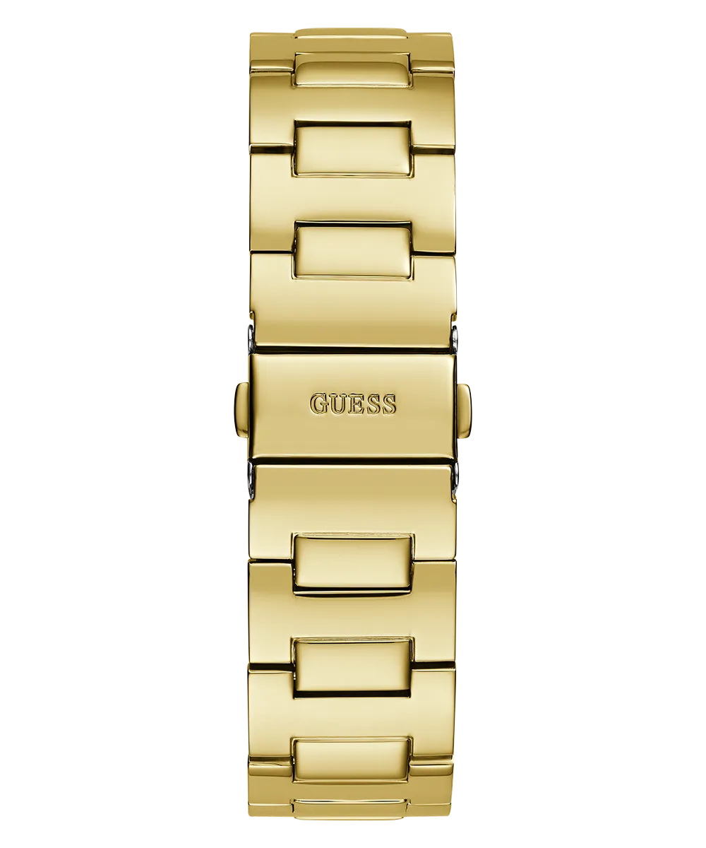 GUESS Mens Gold Tone Analog Watch