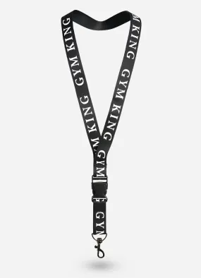 Gym King Lanyard - Black