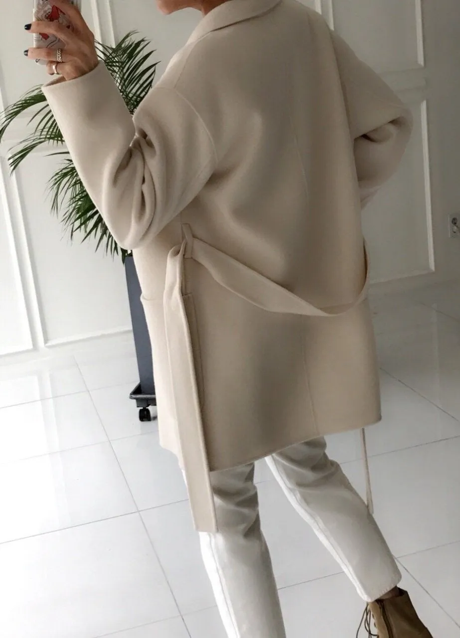 Handmade Wool Half Coat (3 Colors)