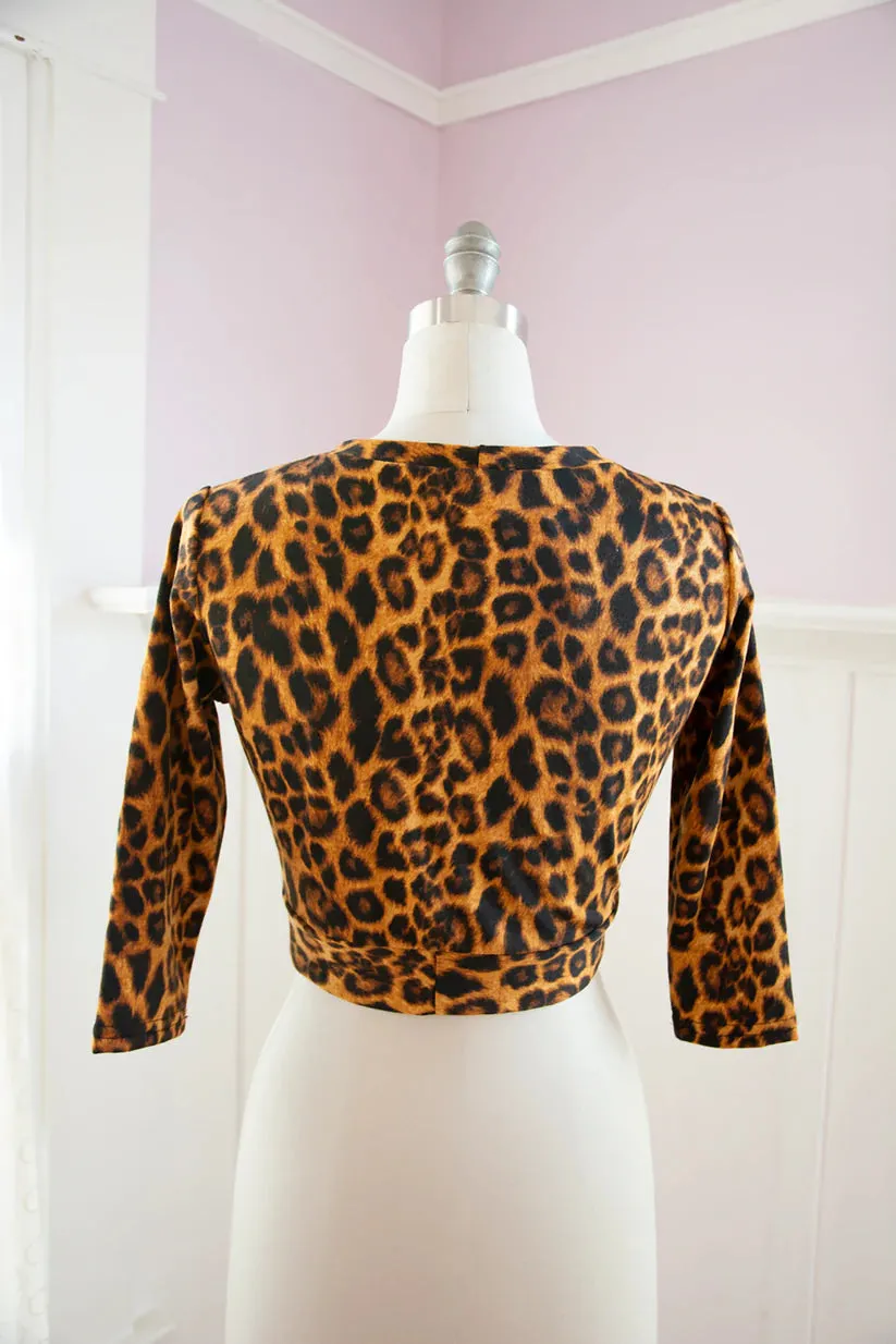 Heart of Haute Sweet Sweater in Leopard Print Soft and Stretchy