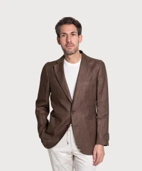 Herringbone Linen Jacket