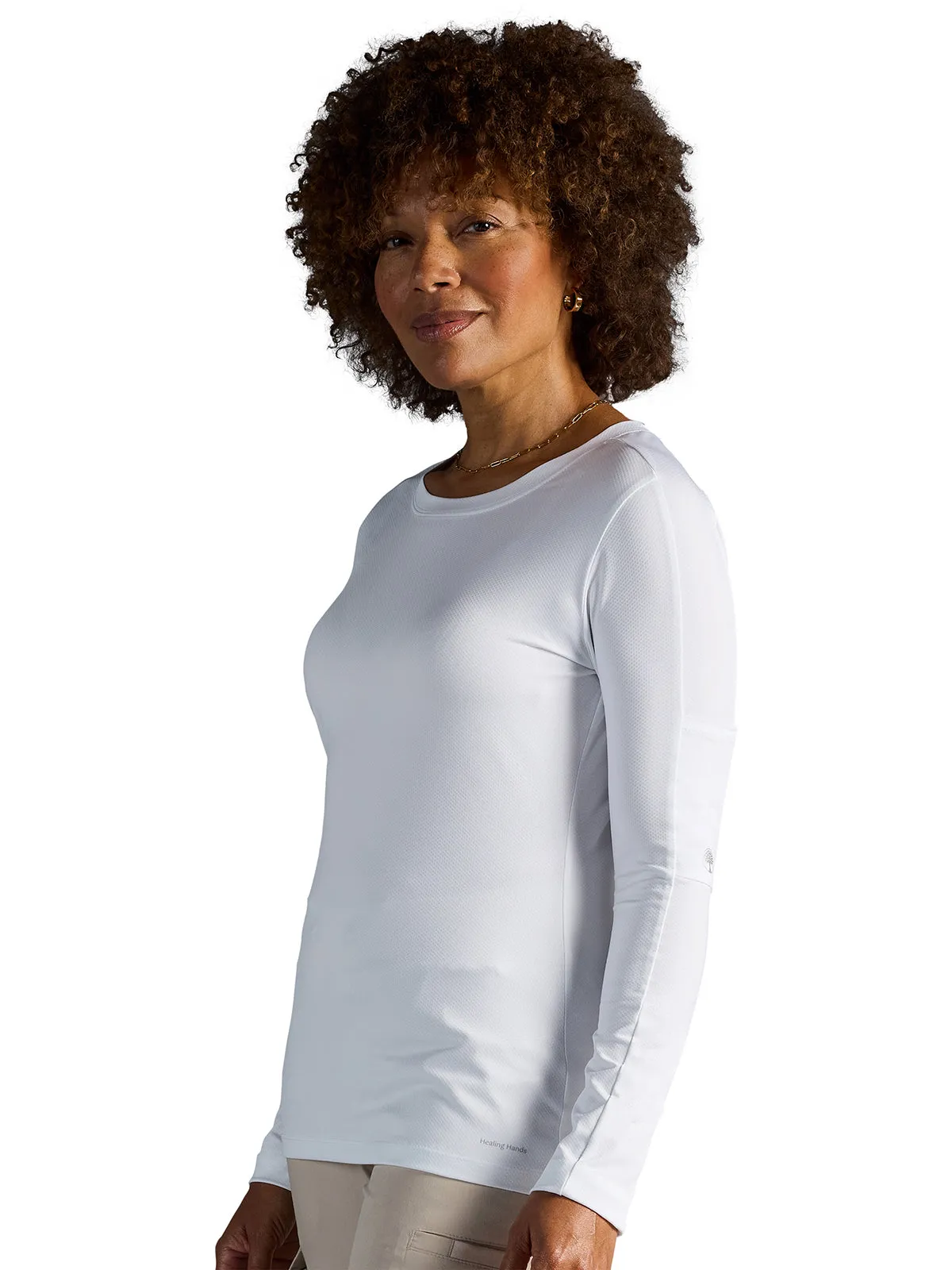 HH X Dr Kwane - Women's Valerie Long Sleeve Scoop Neck Tee Shirt