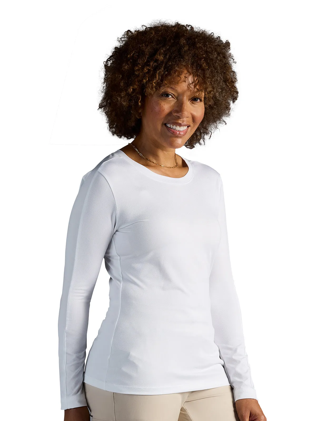 HH X Dr Kwane - Women's Valerie Long Sleeve Scoop Neck Tee Shirt