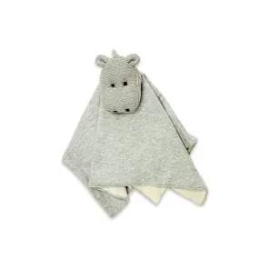 Hippo - Organic Baby Lovey Security Blanket