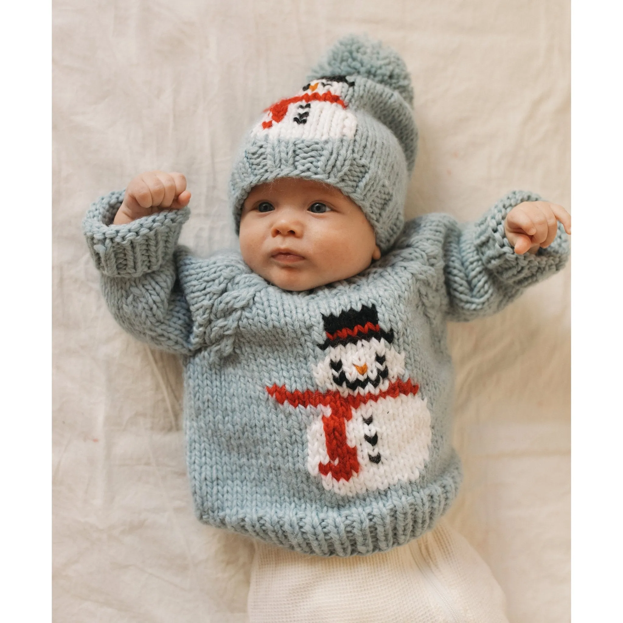 Huggalugs Beanie Hat in Frosty Snowman